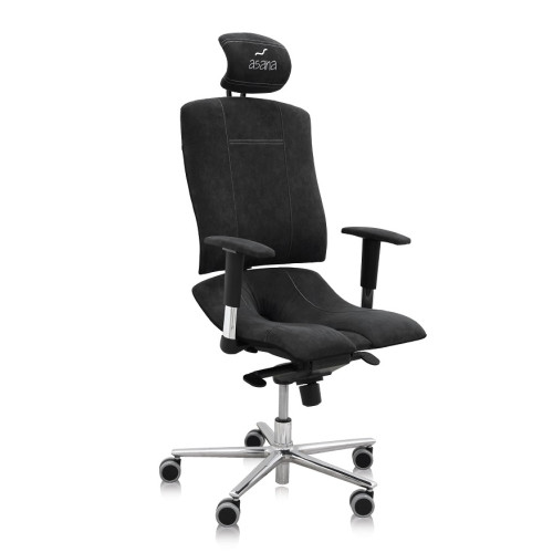 Ergonomická židle Ásana Alcantara line Anthracite